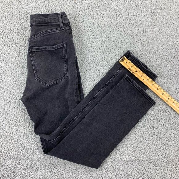 AGOLDE Women's Riley High Rise Straight Crop Button Fly Jeans  |   Size:  24 - Picture 7 of 14